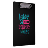 Geschenk für Krankenschwester | Labour Belivery Nu Klemmbrett (Rechts)