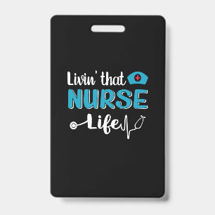 Geschenk für Krankenschwester   Leben in diesem Kr Ausweis