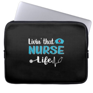 Geschenk für Krankenschwester Leben in diesem Kr Laptopschutzhülle