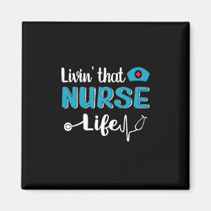Geschenk für Krankenschwester   Leben in diesem Kr Magnet