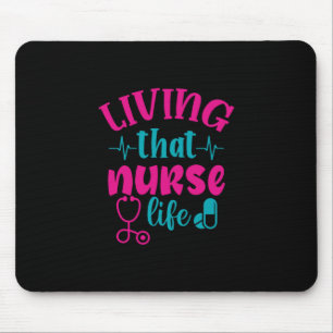 Geschenk für Krankenschwester Leben in diesem Kr Mousepad