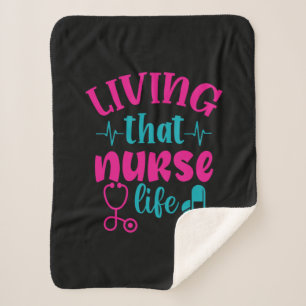 Geschenk für Krankenschwester   Leben in diesem Kr Sherpadecke
