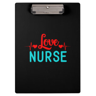 Geschenk für Krankenschwester   Liebe Nurse Klemmbrett