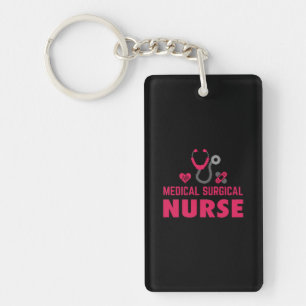 Geschenk für Krankenschwester Medical Surgical N Schlüsselanhänger