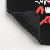 Geschenk für Krankenschwester | Nicht alle Helden Mousepad (Ecke)