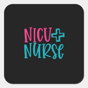 Geschenk für Krankenschwester NICU Nurse Quadratischer Aufkleber