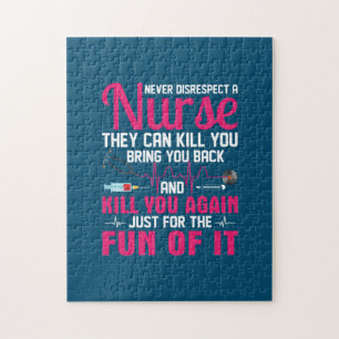 Geschenk für Krankenschwester Nie eine Krankensc Puzzle