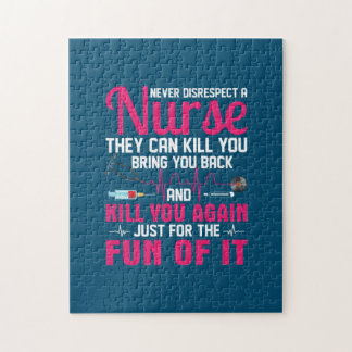 Geschenk für Krankenschwester | Nie eine Krankensc Puzzle