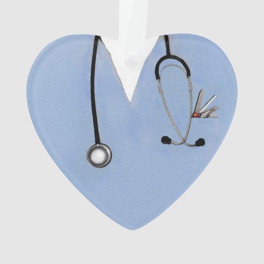 Geschenk für Krankenschwester Ornament (Rückseite)