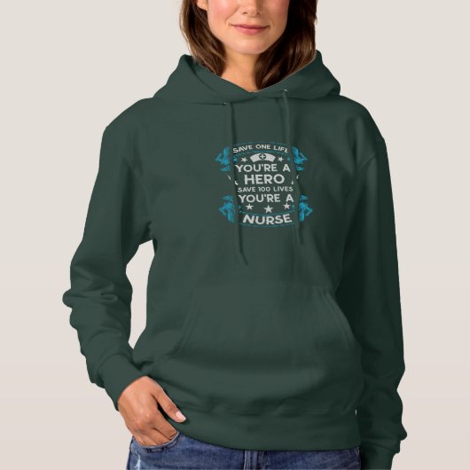 Geschenk für Krankenschwester | Rett One Life You  Hoodie (Vorderseite)