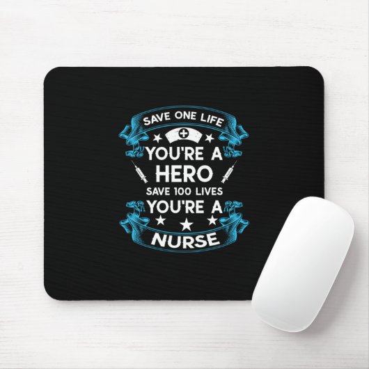 Geschenk für Krankenschwester | Rett One Life You  Mousepad (Mit Mouse)