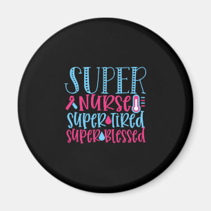 Geschenk für Krankenschwester   Super Nurse Super  Magnet