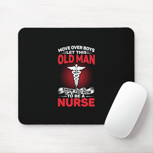 Geschenk für Krankenschwester | Umzug über Jungs L Mousepad (Mit Mouse)