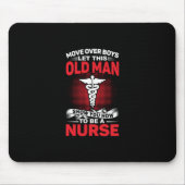 Geschenk für Krankenschwester | Umzug über Jungs L Mousepad (Vorne)