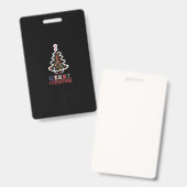 Geschenk für Krankenschwester | Weihnachten Ausweis (Vorder- & Rückseite)