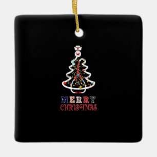 Geschenk für Krankenschwester Weihnachten Keramikornament