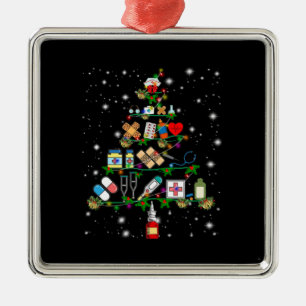 Geschenk für Krankenschwester   Weihnachtsbaum für Ornament Aus Metall
