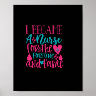 Geschenk für Krankenschwester   Werden Sie Kranken Poster