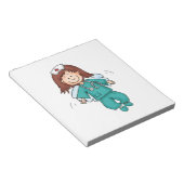 Geschenk für Krankenschwestern - Persönlich mit Ih Notizblock (angewinkelt)