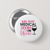 Geschenk für Krankenschwestern wird medizinische B Button (Vorne & Hinten)