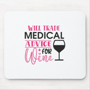 Geschenk für Krankenschwestern wird medizinische B Mousepad