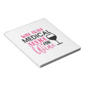 Geschenk für Krankenschwestern wird medizinische B Notizblock (angewinkelt)