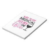 Geschenk für Krankenschwestern wird medizinische B Notizblock (Rotiert)