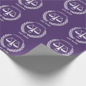 Geschenk für kreative Anwälte Geschenkpapier (Ecke)