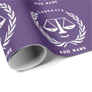 Geschenk für kreative Anwälte Geschenkpapier