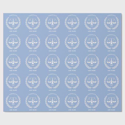 Geschenk für kreative Anwälte Geschenkpapier (Flach)