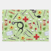 Geschenk für kreative Krankenschwester Geschenkpapier Set (Vorderseite)