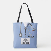 Geschenk für kreative Krankenschwester Tasche (Rückseite)