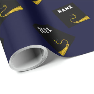 Geschenk für kreativen Abschluss Geschenkpapier