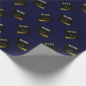 Geschenk für kreativen Abschluss Geschenkpapier (Ecke)