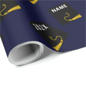 Geschenk für kreativen Abschluss Geschenkpapier (Rolleneckpunkt)