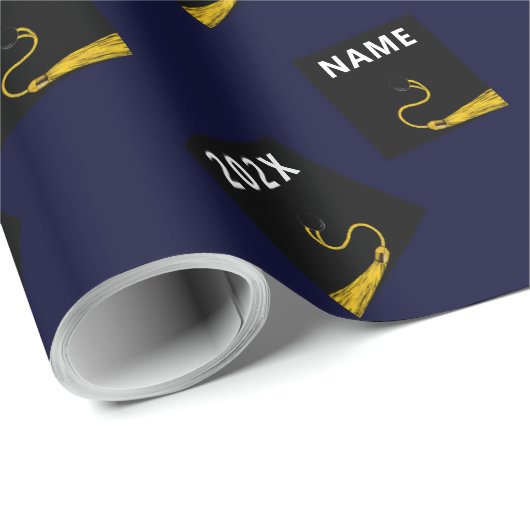 Geschenk für kreativen Abschluss Geschenkpapier (Rolleneckpunkt)