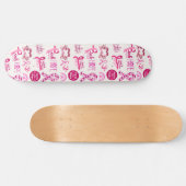 Geschenk für Krebserkrankung - Krieger Skateboard (Horizontal)