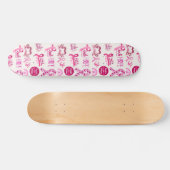 Geschenk für Krebserkrankung - Krieger Skateboard (Horizontal)