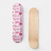 Geschenk für Krebserkrankung - Krieger Skateboard (Vorderseite)