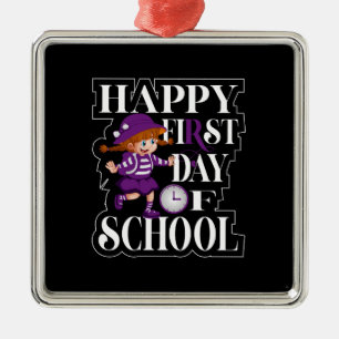 Geschenk für Lehrer Alles Gute zum 100. Schultag Ornament Aus Metall