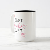 Geschenk für Lehrer | Bester Lehrer je Zweifarbige Tasse (Vorderseite Links)