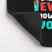 Geschenk für Lehrer Bruh Show Your Work Mousepad (Ecke)