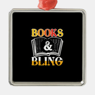Geschenk für Lehrer   Bücher und Blindfarben Ornament Aus Metall