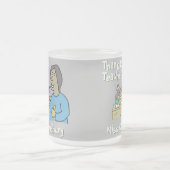 Geschenk für Lehrer. Danke Asiatische Weibliche Le Mattglastasse (Mittel)