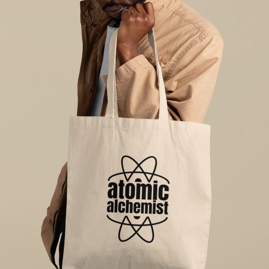 Geschenk für Lehrer der Atomchemie Tragetasche