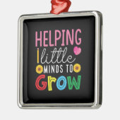 Geschenk für Lehrer | Kleine Denkmäler zum Wachsen Ornament Aus Metall (Links)