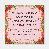 Geschenk für Lehrer Magnet (Vorne)