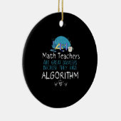 Geschenk für Lehrer | Mathematiklehrer - Algorithm Keramik Ornament (Rechts)