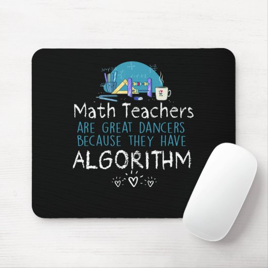 Geschenk für Lehrer | Mathematiklehrer - Algorithm Mousepad (Mit Mouse)