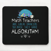 Geschenk für Lehrer | Mathematiklehrer - Algorithm Mousepad (Vorne)